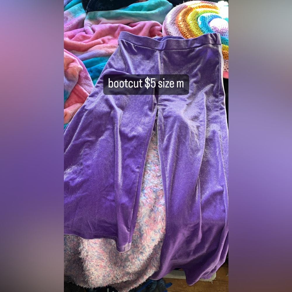 Y2k Lavender bootcut leggings